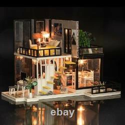 Create Dollhouse September Forest Diy Kit With Lights High Quality Kids Toys