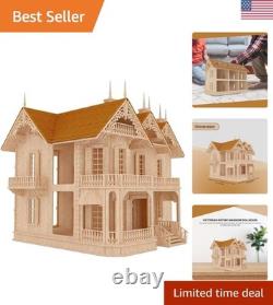 Creative Gothic Victorian Mansion Model Kit Ideal for Home Decor & Collecting