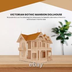 Creative Gothic Victorian Mansion Model Kit Ideal for Home Decor & Collecting