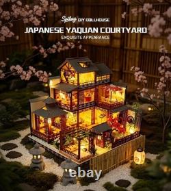 Creative Japanese Dollhouse Kit with Eco-Friendly Materials Music Box Included