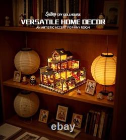 Creative Japanese Dollhouse Kit with Eco-Friendly Materials Music Box Included