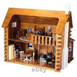 Creekside Cabin Dollhouse Kit by Greenleaf Dollhouses, DH93O7, Scale 112