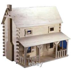 Creekside Cabin Dollhouse Kit by Greenleaf Dollhouses, DH93O7, Scale 112