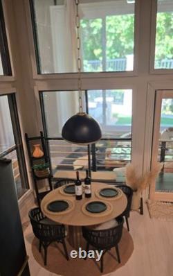 Custom 112 Modern Dollhouse Fully Furnished Contemporary Miniature House