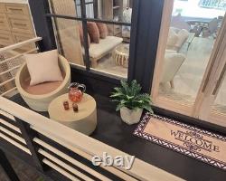 Custom 112 Modern Dollhouse Fully Furnished Contemporary Miniature House
