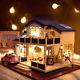 Cuteroom 124DIY Handicraft Miniature Voice Activated LED Light&Music with Cover