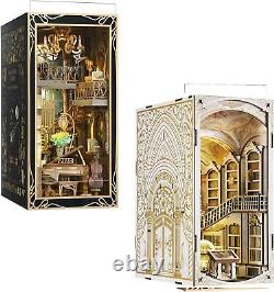 DIY Book Nook Kit DIY Miniature Dollhouse Booknook Kit Wooden 3D Puzzle Bookend