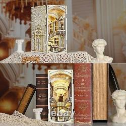DIY Book Nook Kit DIY Miniature Dollhouse Booknook Kit Wooden 3D Puzzle Bookend