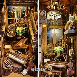 DIY Book Nook Kit DIY Miniature Dollhouse Booknook Kit Wooden 3D Puzzle Bookend