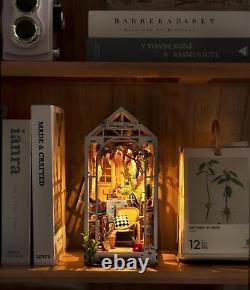 DIY Book Nook Kit Garden House Miniature House Kit Cozy