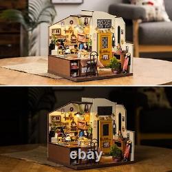 DIY Book Nook Kit Garden House Miniature House Kit Cozy