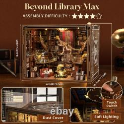 DIY Book Nook Kit, Miniature Dollhouse Booknook Kit, 3D Wooden Puzzle