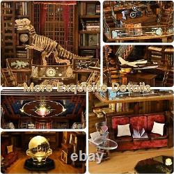 DIY Book Nook Kit Miniature Dollhouse Booknook Kit 3D Wooden Puzzle Bookend