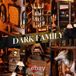 DIY Book Nook Kit, Miniature House Dollhouse Kit for Adult and Teens
