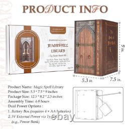 DIY Book Nook Kit for Adults, Infinite Magicspell Library