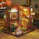 DIY Chinese Street Scene Dollhouse Kit, Collectible Miniature Building Toy Decor