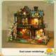 DIY DollHouses Model Kit With Furniture LED Lighting Miniature Wooden Fairy Garden