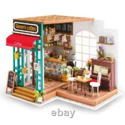 DIY Doll House with Furniture Miniature Dollhouse Wooden Kits Toy Brithday Gifts