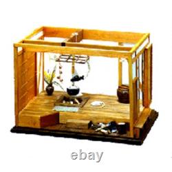 DIY Dollhouse Kit Japan IRORI Hearth 1/12 Miniature Room Wooden Handcraft