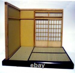 DIY Dollhouse Kit Japanese Corner Room with 8 Furniture Wood Miniature Model