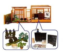 DIY Dollhouse Kit Japanese Entrance FULL Set 1/12 Miniature Room Wood Doll house