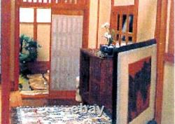 DIY Dollhouse Kit Japanese Entrance FULL Set 1/12 Miniature Room Wood Doll house