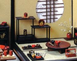DIY Dollhouse Kit Japanese Lacquerware Shop JOAN Miniature House Wood Model kit
