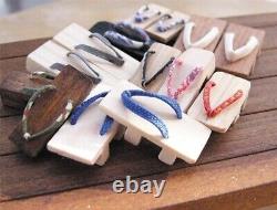DIY Dollhouse Kit Japanese Retro Sandals Shop Miniature Model Wooden Handcraft