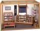 DIY Dollhouse Kit Japanese WAGASHI Sweets Shop Miniature House Wood Model