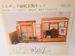 DIY Dollhouse Kit Japanese Yard 1/12 Miniature Room Wood Handcraft Doll house
