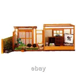 DIY Dollhouse Kit Japanese Yard 1/12 Miniature Room Wood Handcraft Doll house