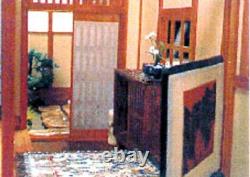 DIY Dollhouse Kit Japanese Yard 1/12 Miniature Room Wood Handcraft Doll house