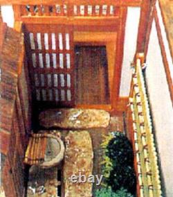 DIY Dollhouse Kit Japanese Yard 1/12 Miniature Room Wood Handcraft Doll house