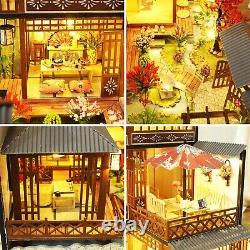 DIY Dollhouse Miniature with Wooden Furniture, DIY Dollhouse Kit Big Japanese