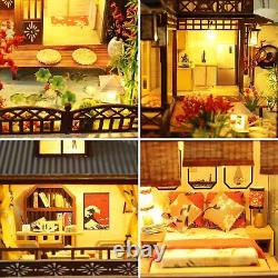 DIY Dollhouse Miniature with Wooden Furniture DIY Dollhouse Kit Big Japanese