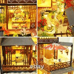 DIY Dollhouse Miniature with Wooden Furniture, Diy Dollhouse Kit Big Japanese Cou