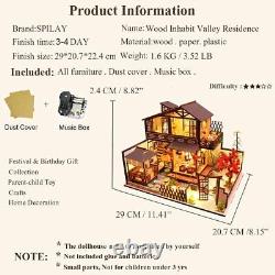 DIY Dollhouse Miniature with Wooden Furniture Kit Handmade Mini Japanese Home