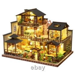 DIY Forest Garden Toy Model House 3D Wooden Puzzle Dollhouse for Adult Xmas Gift