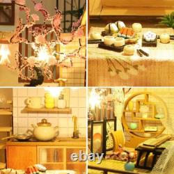 DIY Forest Garden Toy Model House 3D Wooden Puzzle Dollhouse for Adult Xmas Gift