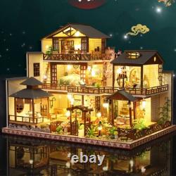 DIY Forest Garden Toy Model House 3D Wooden Puzzle Dollhouse for Adult Xmas Gift