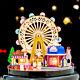 DIY Handcraft Miniature Project Kit Dolls House Glass Dome Happy Ferris Wheel