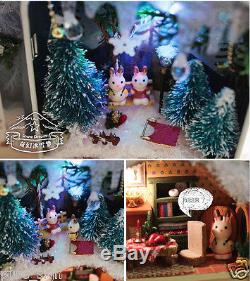 DIY Handcraft Miniature Project Kit Dolls House The Snow Dream Tin Box 2 Colours