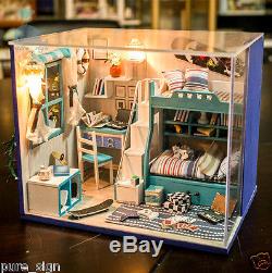 DIY Handcraft Miniature Project Kit My Little Boys Bedroom Wooden Dolls House