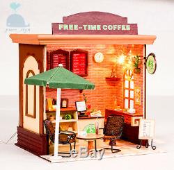 DIY Handcraft Miniature Project Kit My Little Coffee Bar in Paris Dolls House