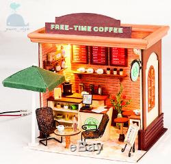 DIY Handcraft Miniature Project Kit My Little Coffee Bar in Paris Dolls House