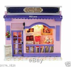 DIY Handcraft Miniature Project Kit The Luxury Fashion Shop Wooden Dolls house