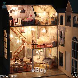 DIY Handcraft Miniature Project Kit Wooden My Fairy Tale Villa Dolls House