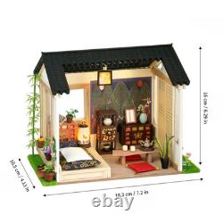 DIY Korean Hanok Stay Miniature House Kit Healing Room Zen Decor Building Gift