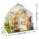 DIY Mini Doll House 3D Puzzle House Kit Toys Home Furniture LED Light Wooden