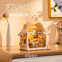 DIY Mini House Building Miniature Kit Strawberry Milkbox Teddy's